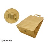 thumbnail of 250x GASTRO Papiertragetaschen 32 x 26 x 14 cm mit EAN-Code braun