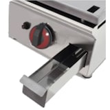 thumbnail of EURAST - Lavastein-gasgrill tischgrill aus edelstahl mit spritzschutz - 390x550x330 mm - 5,5 Kw - 4471AV04