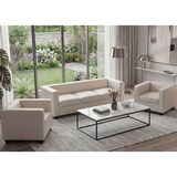 thumbnail of 3-1-1 Conjunto sofá Conjunto sofá Lounge Lille ~ polipiel, crema