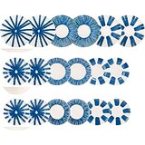 thumbnail of H&H Essgeschirr, 18 Stück Ithakiblau, aus Steingut, dekoriert, blau und weiß