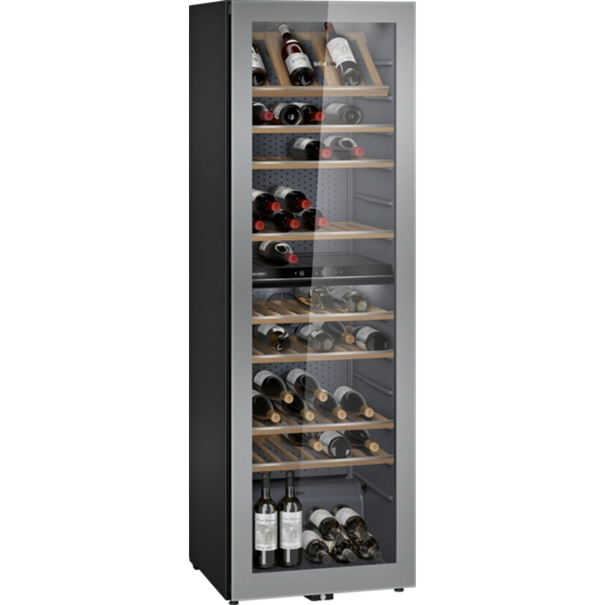 Siemens Weinkühlschrank mit Glastür, 186 x 60 cm KW36KATGA, iQ500, bis 199 0,75-l-Flaschen