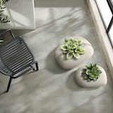 thumbnail of WellHome - Blumentopf aus Rotationsgeformtes Polyethylen 8L 50x40x24cm in farbe Sandweiß - Yeke