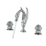 thumbnail of ADRIAN | 3-Loch Badarmatur  großer Schwan Chrom | Hotel Gastronomie luxuriöser Design Wasserhahn Badewanne 2 Griff Mischbatterie Waschtischarmatur