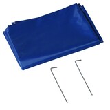 thumbnail of Outsunny Ombrellone da Spiaggia con Tenda in Metallo e Poliestere Blu