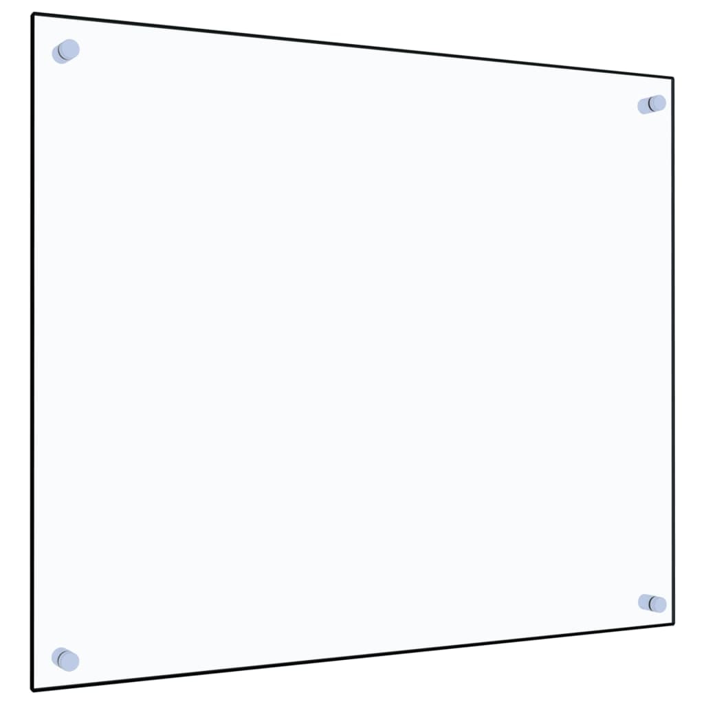 vidaXL Küchenrückwand Transparent 70x60 cm Hartglas