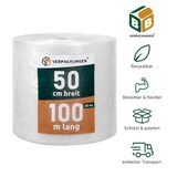 thumbnail of 5 x Luftpolsterfolie (0,5 x 100 m) Knallfolie Noppenfolie Polsterfolie 2-lagig 60 my Umzug BB-Verpackungen