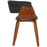 thumbnail of Set van 2 Eetkamerstoelen Bruce stof walnoot/zwart