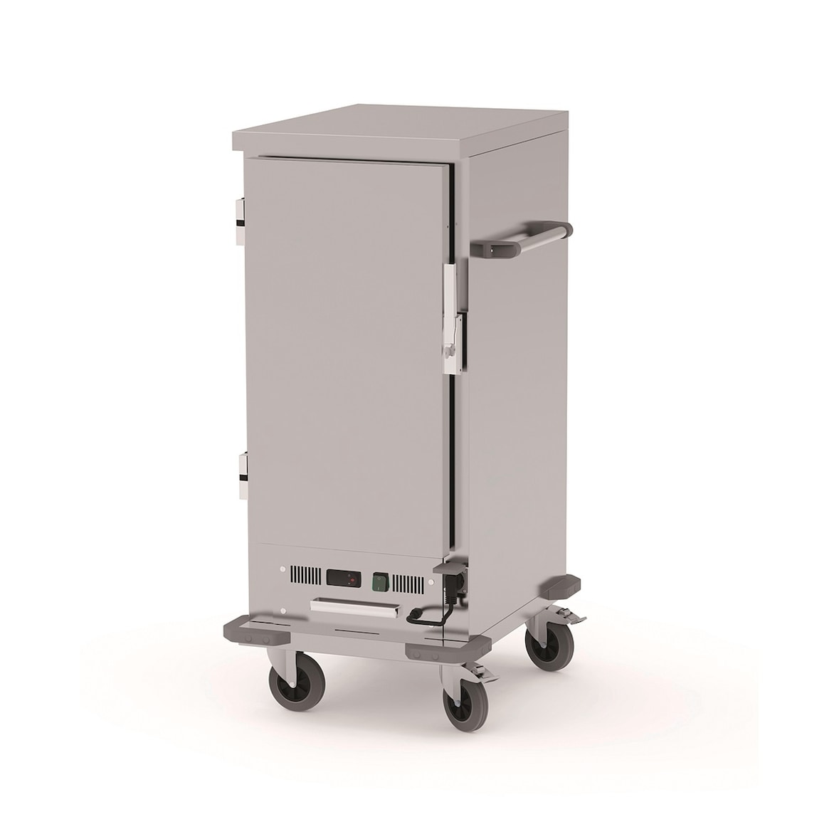 ERATOS Chariot Chaud De Liaison Bas Aisi-304 18/10 - Gn1/1 - 10 Niveaux - 565X760X1240 - 1650W CC-10GN1/1