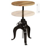 thumbnail of vidaXL Bartisch Massivholz Mango 60×(76-110) cm