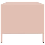 thumbnail of Table basse rose 68,5x50x43,5 cm acier laminé à froid Modèle Parfait Élite
