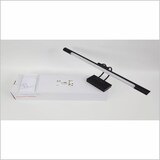 thumbnail of Applique murale LED 12W, lumière chaude 3000K, noir mat, traditionnelle et élégante, totalement articulée pour tableaux et miroirs.