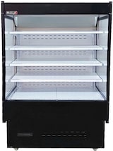 thumbnail of Romux® Wandkühlregal für Molkereiprodukte mit 4 Böden 150x85x200 cm | Professionelle Kühlvitrinen Gastronomie