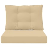 thumbnail of vidaXL Sofakissen für draußen 2 pcs Beige Polyester
