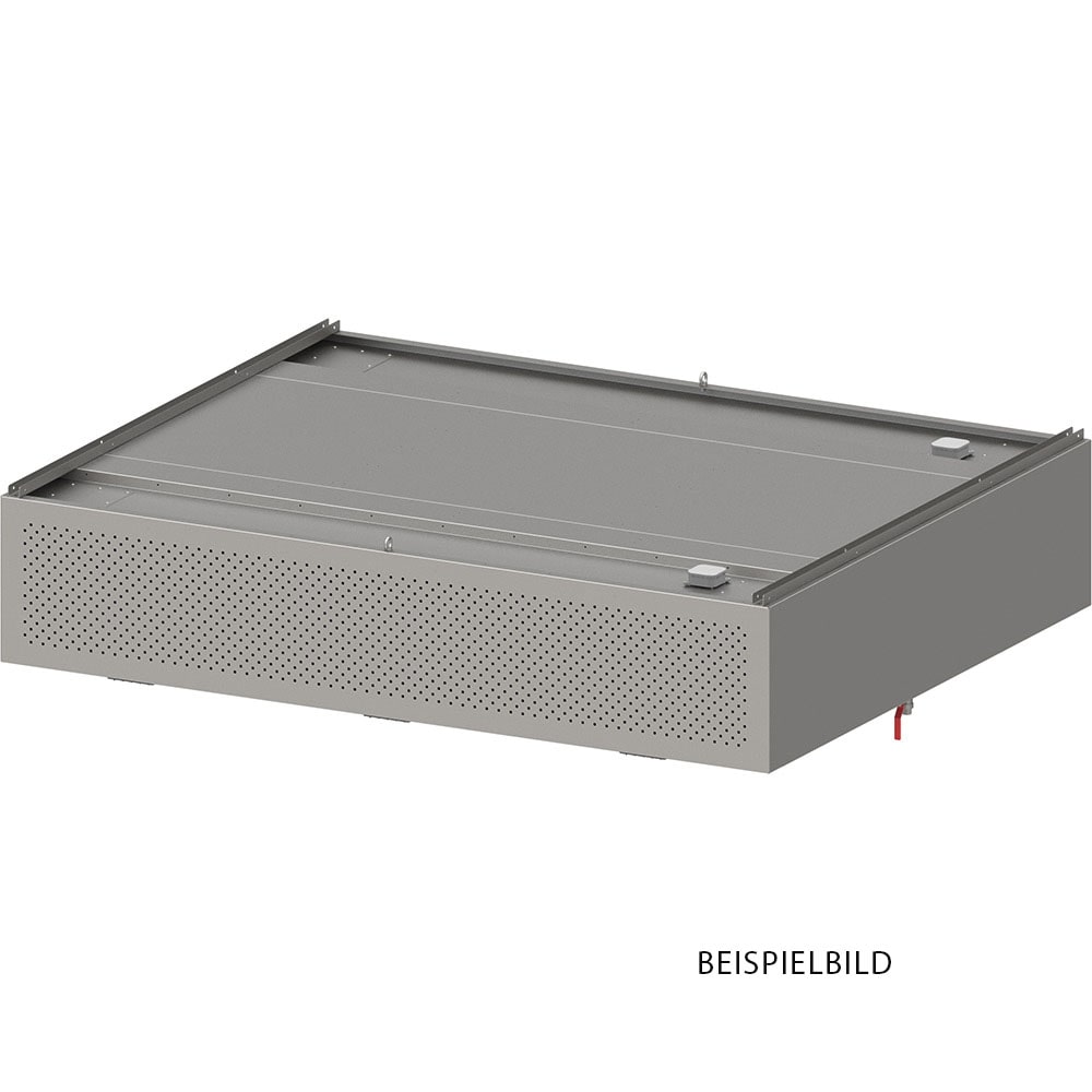 Stalgast Induktions-Deckenhaube mit Kompensation "Expert Line", Kastenform  2600 mm x 2200 mm mit LC2 Typ A Zyklonen-/Labyrinthfilter
