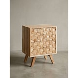 thumbnail of Handgefertigtes Nachtkästchen aus Massivholz, moderner Landhaus-Stil, 2 Schubladen. 44x35x61 cm | Kadima Design