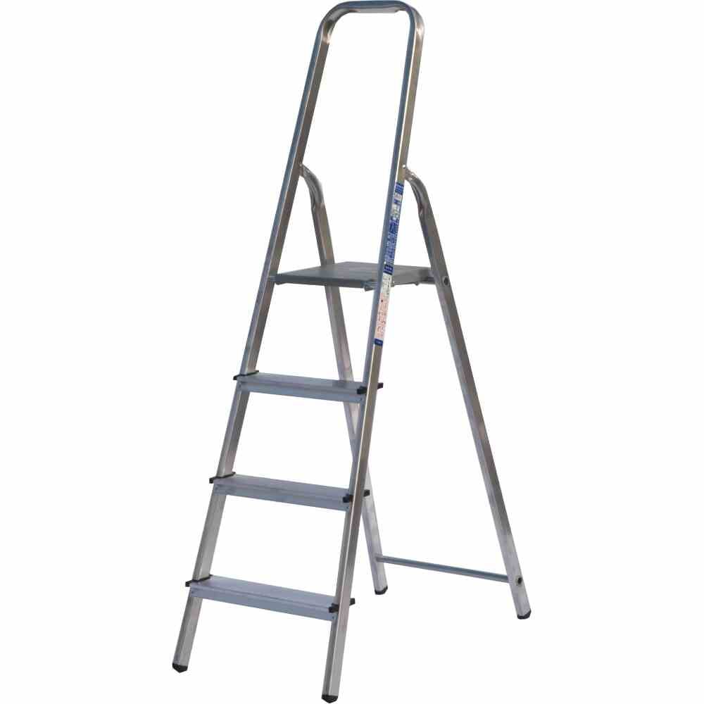 ALPFA 4 Stufen  Aluminium-Haushaltsleiter 4 Stufen