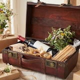 thumbnail of HMF Schatztruhe aus Holz, Vintage Koffer, 45 x 30,5 x 20 cm, Groß, Peru