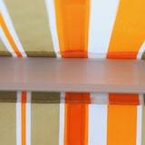 thumbnail of Toldo Retráctil con Brazo articulado Aluminio Tejido 300x250cm Rayas Naranja Blanco 280g/m²