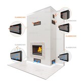 thumbnail of Rejilla de ventilación para chimenea blanca - Classic 17x17