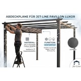 thumbnail of Abdeckplane Schutzhülle Abdeckung Wetterschutz für Luxor Jet-Line-Pavillon 4m