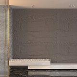 thumbnail of 3D-Steinoptik-Dekorpaneel-Set, 10-teilig, 7,2 m² PU-Wandverkleidung, 120 x 60 x 3 mm, Vulkangrau