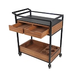 thumbnail of METRO PROFESSIONAL Outdoor Servierwagen Lynx, Alu/Eukalyptus, schwarz