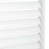 thumbnail of Aluminium Lamellenwand für Pergola HWC-N94 3x3m, Lamellenpaneel Modul Seitenwand Sichtschutz, 213x94cm ~ weiß