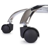 thumbnail of CHEFGASTRO Drehstuhl HxBxT 92x62x54cm Sitzhöhe 48cm Schalensitz Kunstleder Schwarz Bürostuhl Arbeitshocker