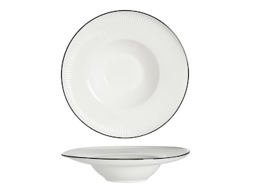 METRO Professional Pastabord Aldea, porselein, Ø 27,8 cm, wit, 4 stuks