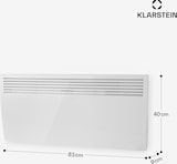 thumbnail of Hot Spot Slimcurve Heizgerät 80x40cm 40m² 2000W 5-40°C LED IP24 weiß Weiß