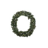 thumbnail of Künstlicher Tannenkranz 50cm mit LED Lichtern - Outdoor Kranz beleuchtet Türkranz Weihnachten Adventskranz Weihnachtskranz Weihnachtsdeko Grün