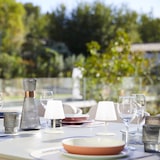 thumbnail of Lumisky 4 Lampes de table sans fil TWINS Sable H16cm Acier Crème