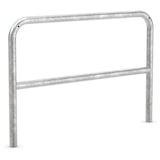 thumbnail of Fahrrad Anlehnbügel 9220 | 1200mm | mit Knierohr | Fahrradständer für 2 Fahrräder zum Einbetonieren | Anlehnbügel Anlehnparker Einzelständer