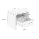 thumbnail of Bettkommode Buche geölt mit Schublade unten 90.20-K42-geölt
