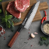 thumbnail of Hezhen - Cuchillo Bunka de acero compuesto - Serie PM8S Retro