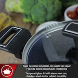 thumbnail of Magefesa Onix - Olla de 20 cm, Acero Inoxidable 18/10, Antiadherente Tricapa, Todo Tipo de Fuegos, Diseño Moderno, Exterior Pulido Espejo, Inducción