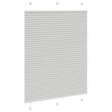 thumbnail of vidaXL Plissee Hellgrau 110x100 cm Stoffbreite 109,4 cm Polyester