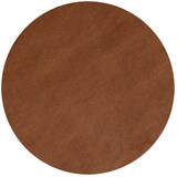 thumbnail of Teppich Wohnzimmer Einfarbig Pflegeleicht Waschbar Schlafzimmer OEKO-TEX Rund Braun 120x120 cm Schadstoffgeprüft – LECH von Kadima Design