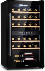 thumbnail of Klarstein Barossa 29 Duo Weinkühlschrank 29 Fl 80 Ltr 2 Zonen Drucktasten Schwarz