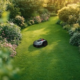 thumbnail of Cortador de grama robô conectado 800m2 - Estação de carregamento de 20V de bateria de cortador de grama - Boundary Wire - Android iOS VITO Connection