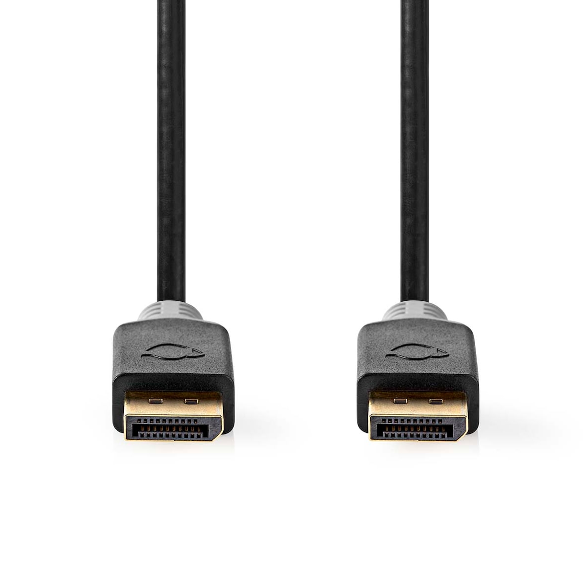 Nedis Displayport-Kabel - DisplayPort Stecker - DisplayPort Stecker - 8K@60Hz - Vergoldet - 3.00 m - Rund - PVC - Anthrazit - Box