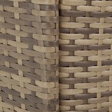 thumbnail of tectake Conjunto de ratán 8+1 ALMANSA  natural/gris oscuro - 404329