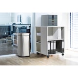 thumbnail of Durable 342223 Papelera con sensor NO TOUCH, con cubo interior, 21 litros, plata