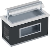 thumbnail of Kaltbufe t mit becken und schutzschirm 4 gn 1/1-65 ausführung wn - 1650x850x1320 mm - 494 W 230/1V - 11147WN1 Eurast