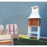 thumbnail of BBQ S-ART - Barbacoa simple construido con ladrillo y cemento refractario - 64,5x46x193cm