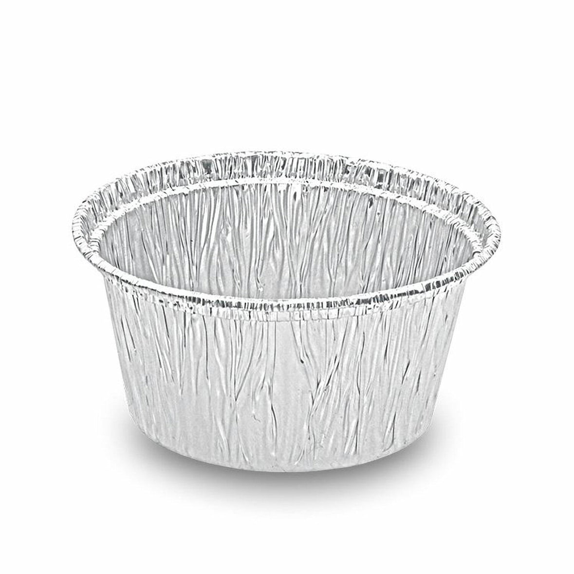 100x ALU Grill- Back- und Servierschale rund 110 ml 80x34mm