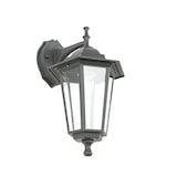 thumbnail of Licht-Erlebnisse Außenwandlampe PARIS Anthrazit Aluminium Glas Rustikale Wandleuchte Balkon Terrasse Garten, CX311-25-13 AN