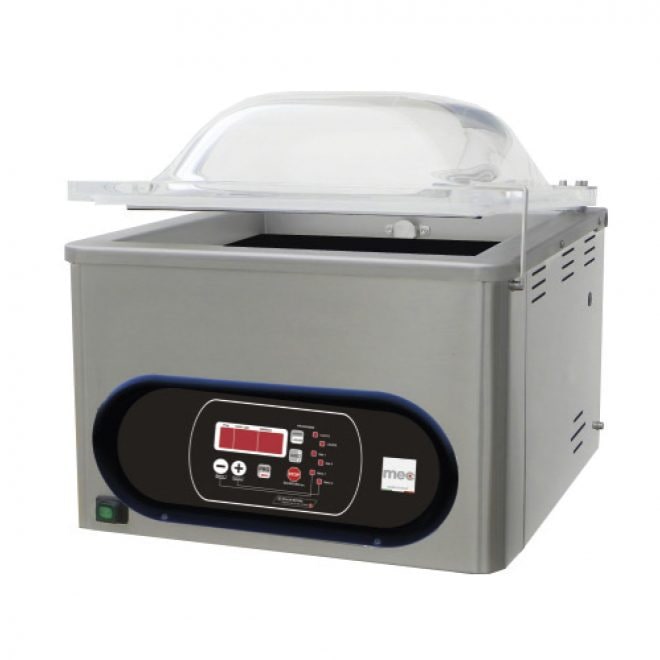 Macchina sottovuoto a campana barra saldante mm 410 pompa mc/h25