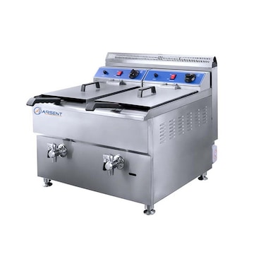 Freidora a gas de 18+18 litros de 680x630x645h mm