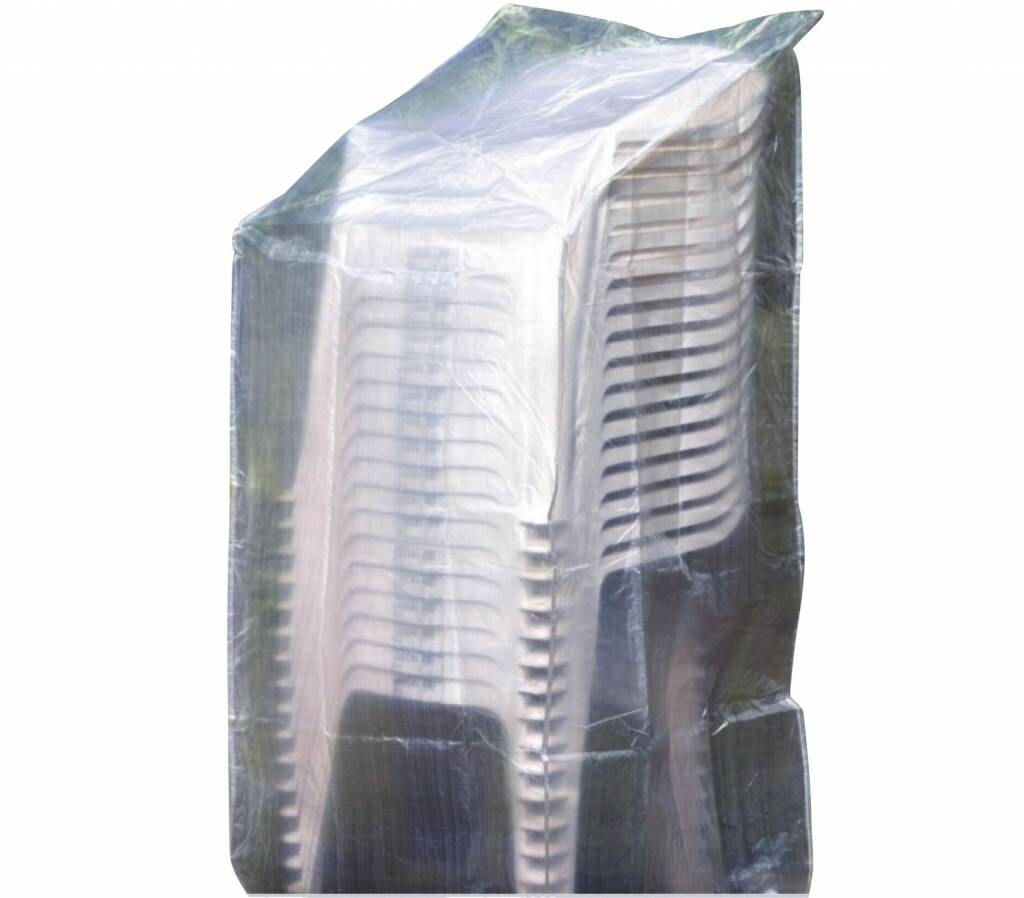 Westerholt Schutzhülle Hülle für Gartenstühle Stapelstühle 110/150x65x65 transparent 1926